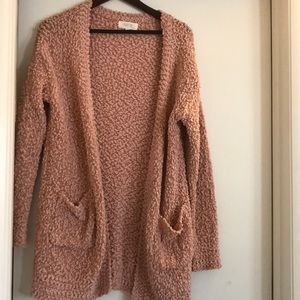 Pink cardigan